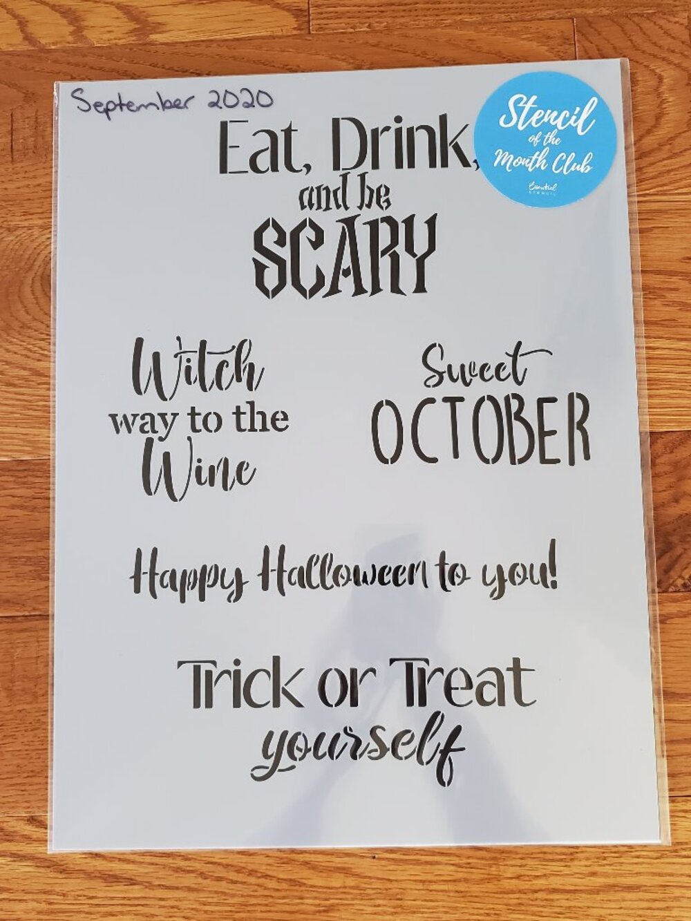 September 2020 Stencil of the Month Stencil Set w/ Add-On | Halloween | NEW